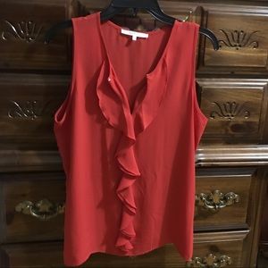 Women’s red dressy blouse